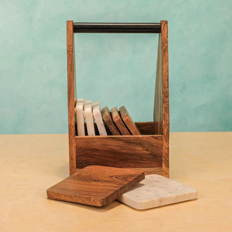 Handcrafted Coasters - Nine Piece Set media 3