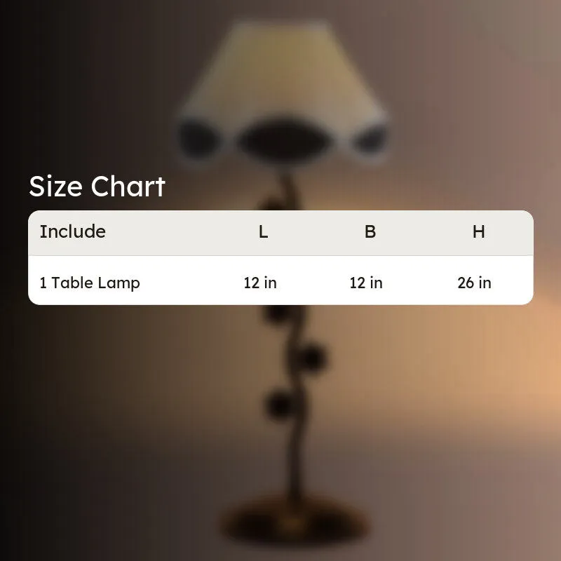 Supernova Cotton Table Lamp With Iron Base - White media 8
