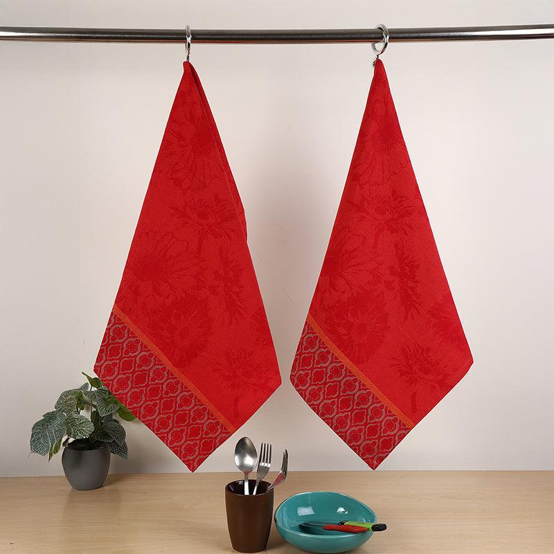 Country Loom Cotton Kitchen Towel - Set Of Two