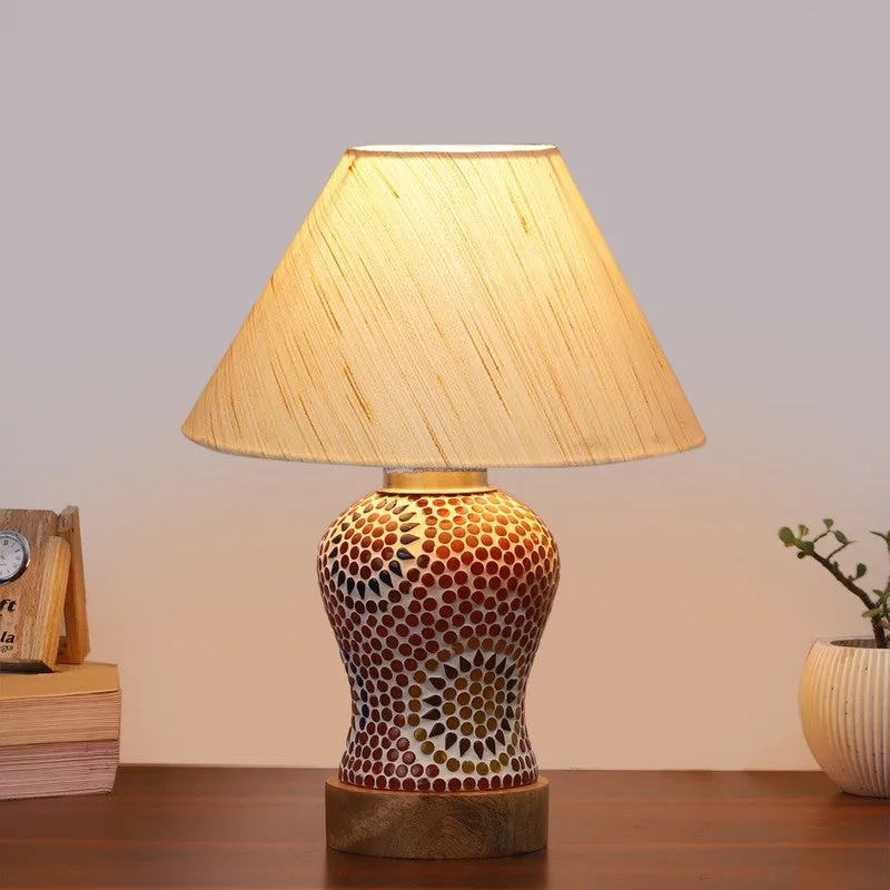 Elevira Wooden Table Lamp - Multicolor media 3