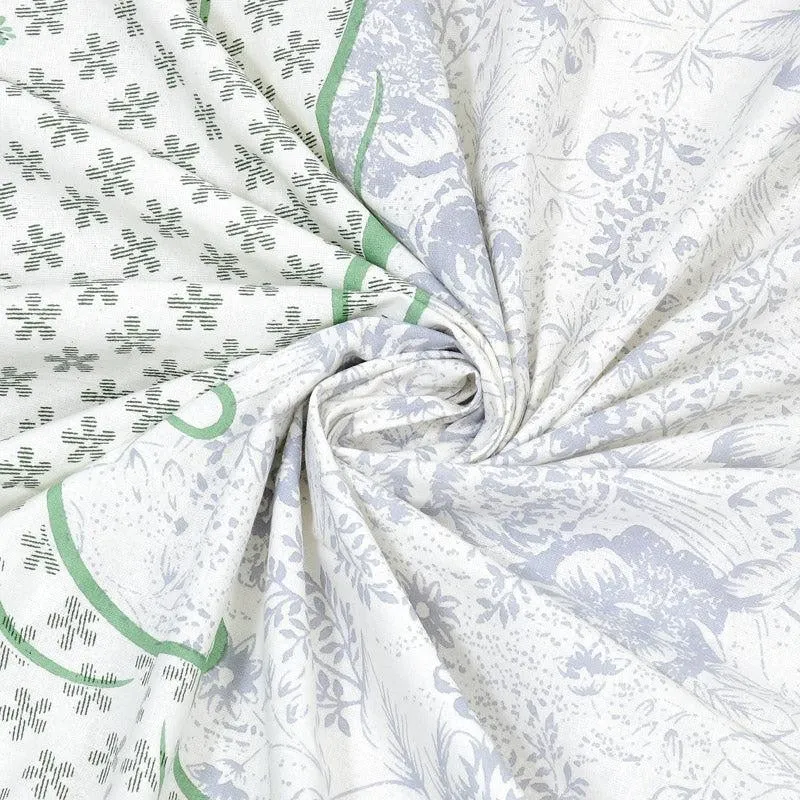 Jasper Floral Cotton Bedsheet (Pink) - 180 TC media 6