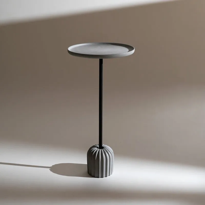 Fig Living MinimaLuxe Metal & Ceramic Side Table media 5