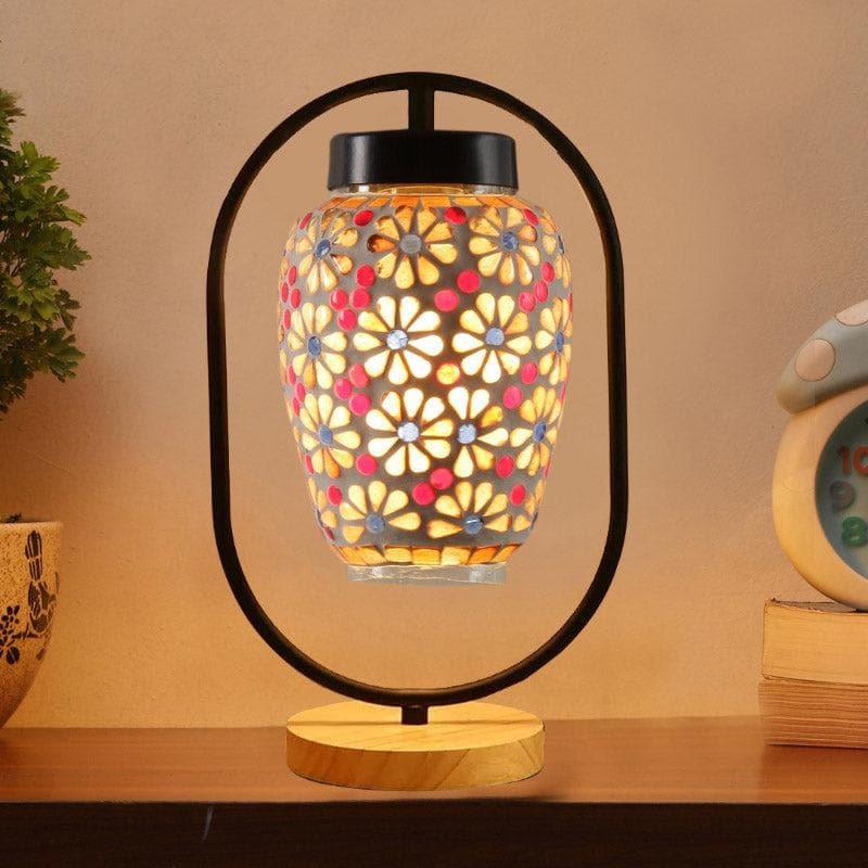 Midnight Muse Glass Table Lamp - Multicolor media 3