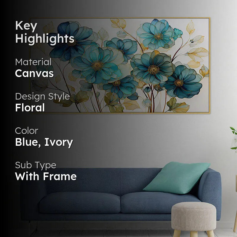 Mica Flower Wall Painting media 2