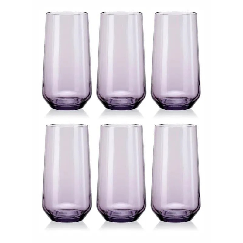 Pasabahce Diso Violet Tumbler (470 ML) - Set Of Six media 5