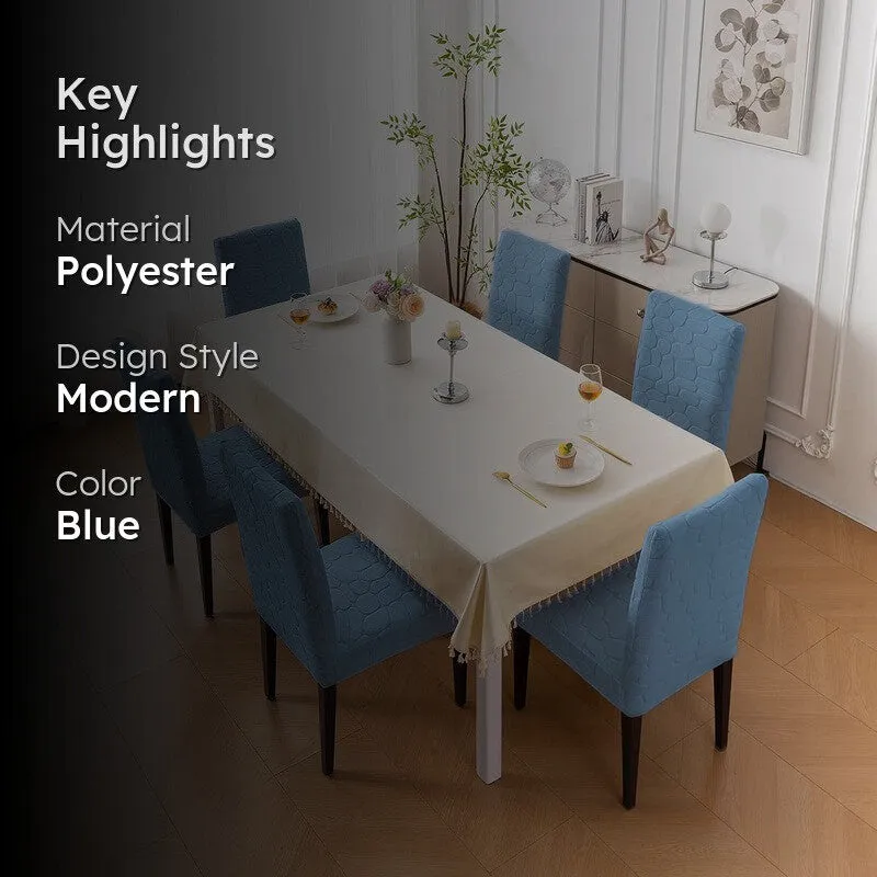 Elvra Classic Chair Cover-Blue media 2