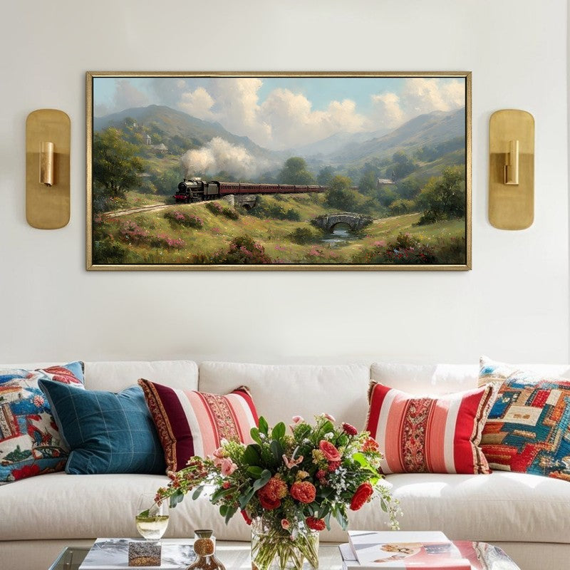 Railhush Canvas Wall Painting With Frame