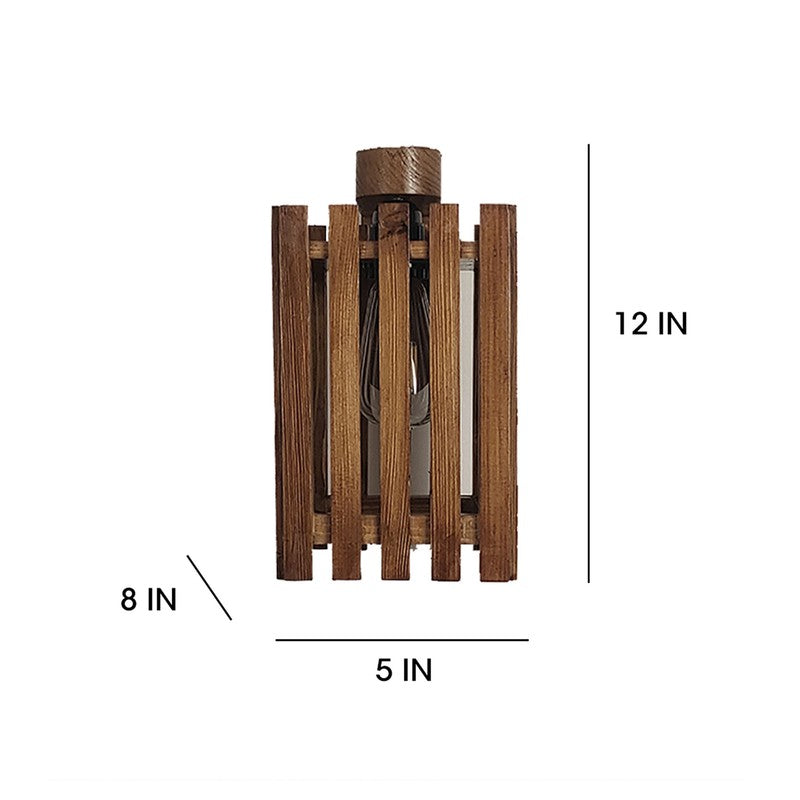 Nymphe Wooden Wall Lamp media 7