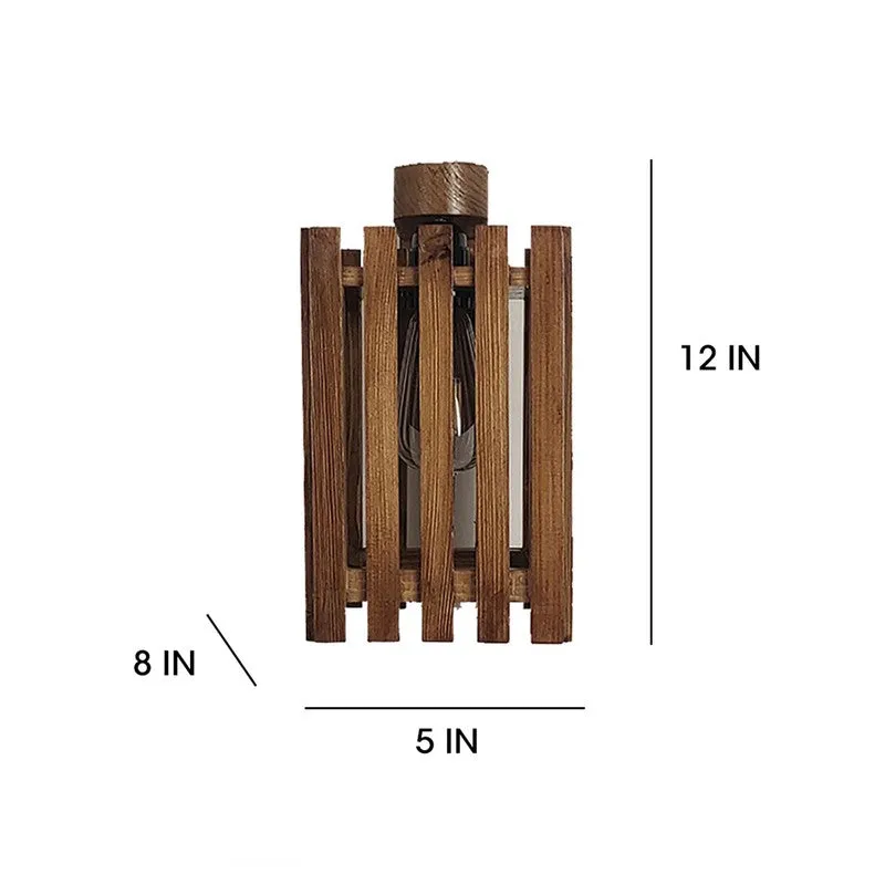Nymphe Wooden Wall Lamp media 7