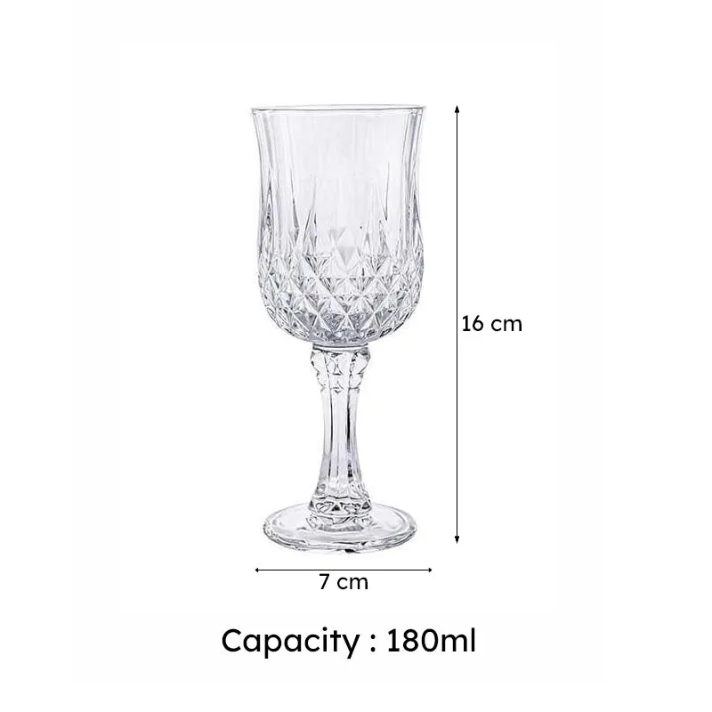 Sino Red Wine Glasses (180 ml Each ) - Set of Six media 7