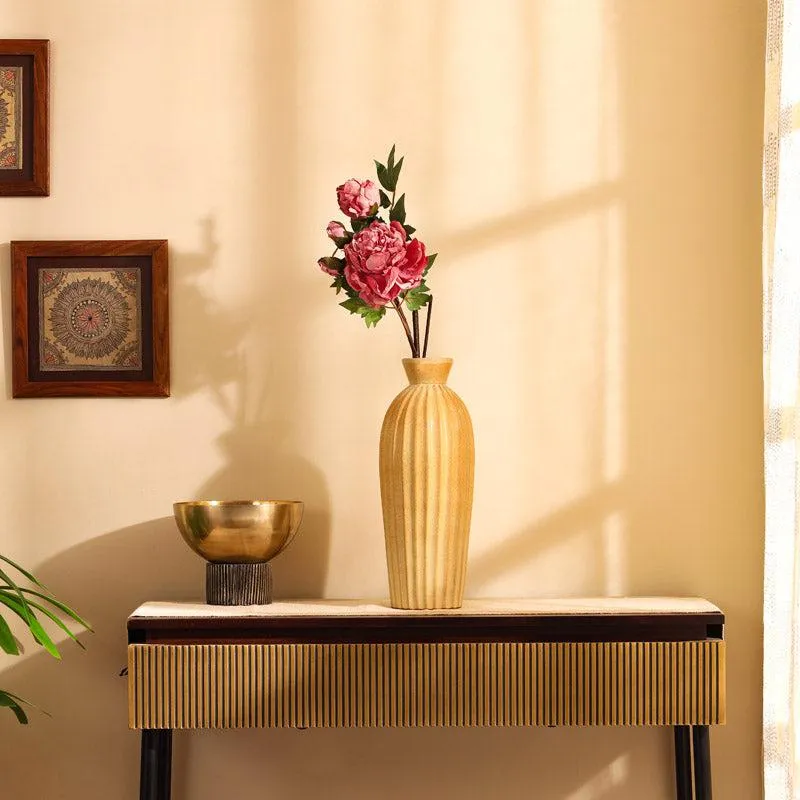 Artificial Realistic Peony Flower Stick - Purple media 6