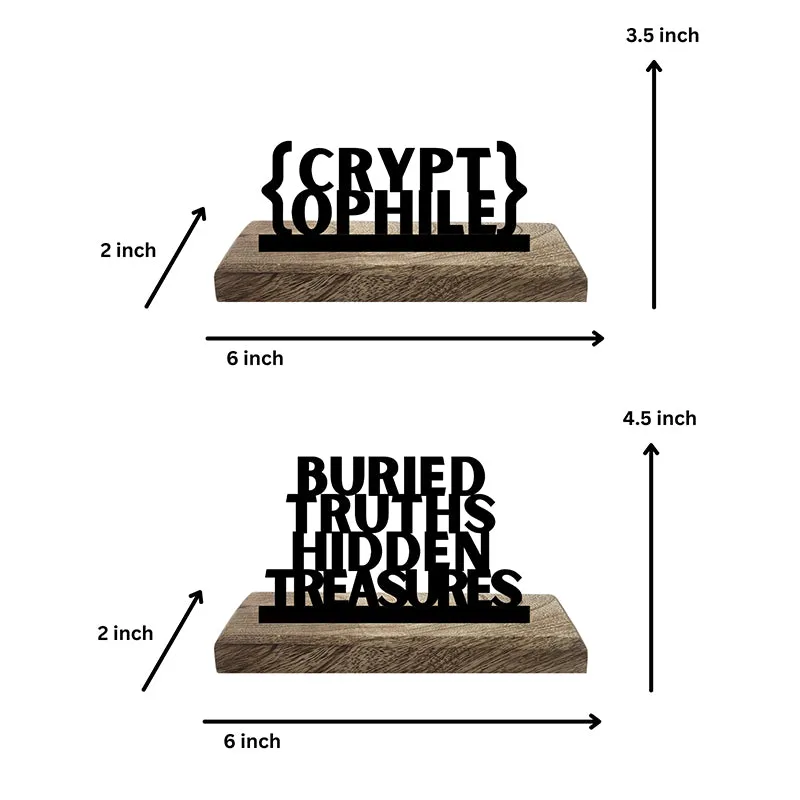 Cryptophile Showpiece - Set Of Two media 5