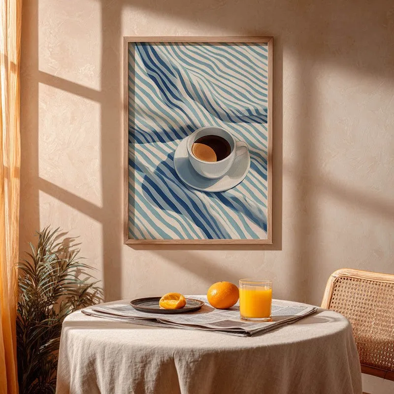 Coffee Couture Archival Canvas Wall Art - Brown media 5