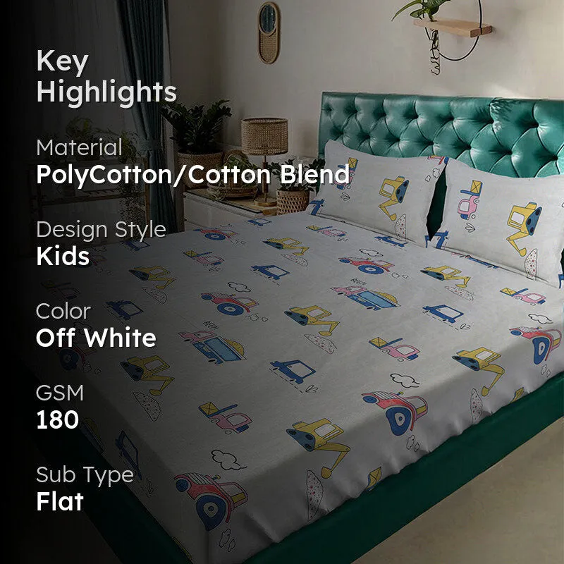 Motorcade Bedsheet - 180 GSM media 2