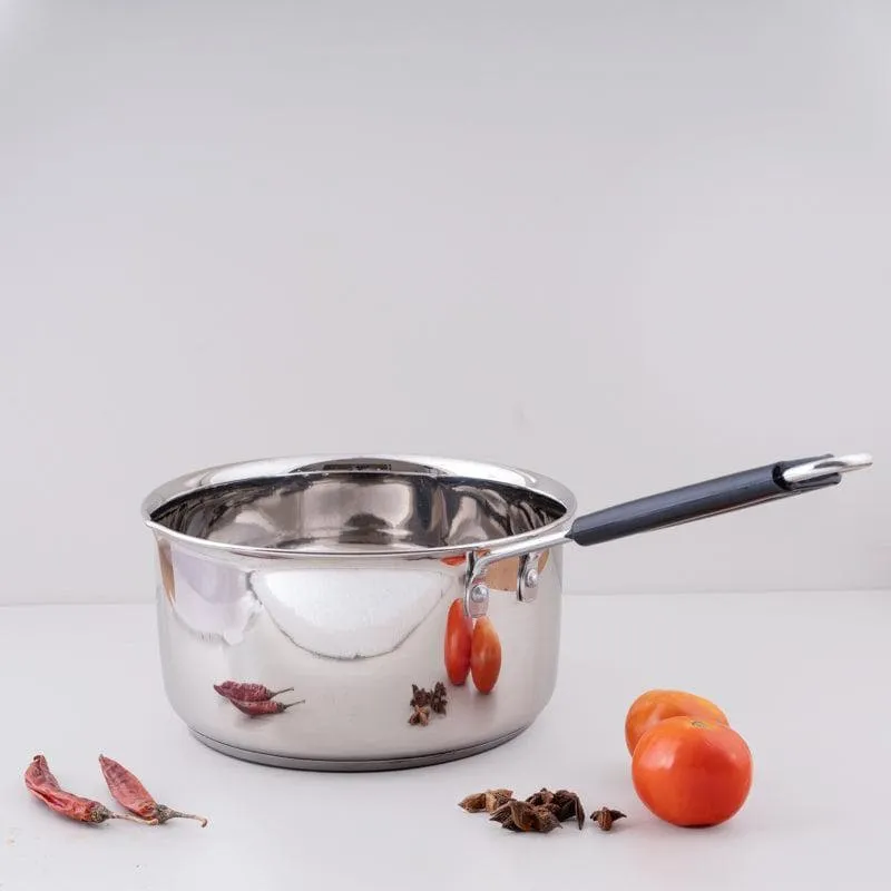 Steel Sizzle Slinger Saucepan 700 ML / 5 Inches media 1
