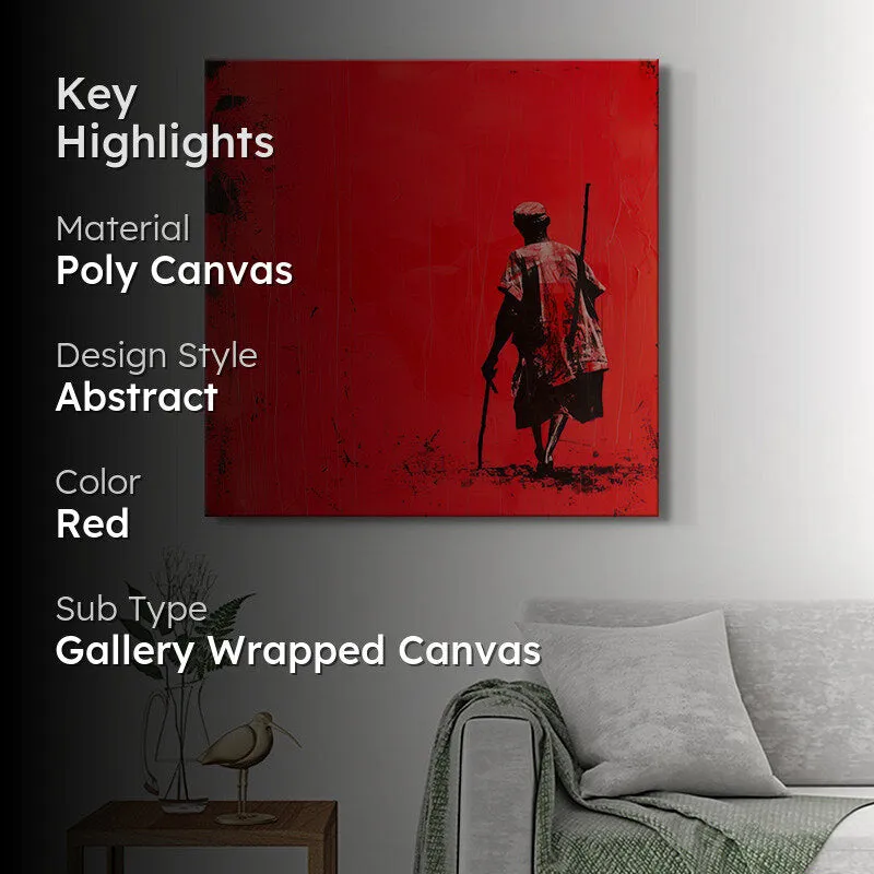 Red Field Reeper Poly Canvas Wall Painting media 2