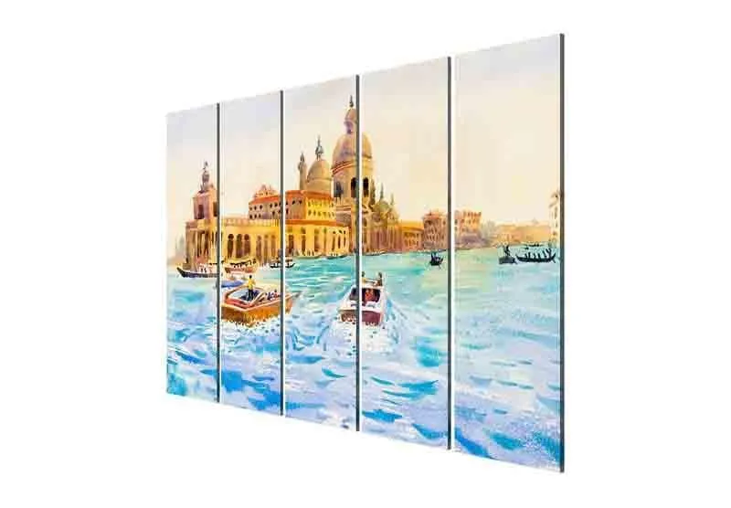 Harmandir Sahib Wall Art - Five Piece Set media 5