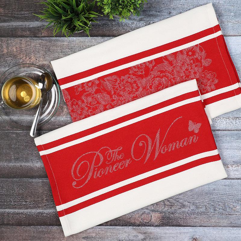Homestead Heart Cotton Kitchen Towel - Set Of Two