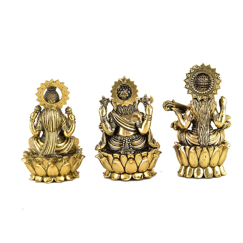 Divine Trio II Brass Idol - Set Of Three media 6