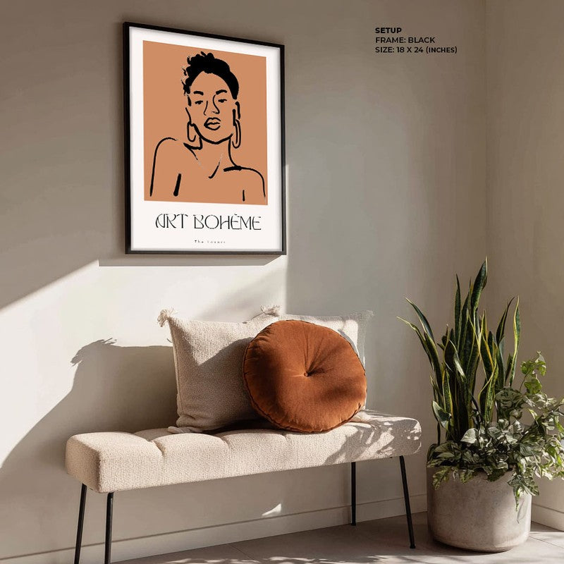 Forza Delicata Archival Canvas Wall Art - Black Frame media 4