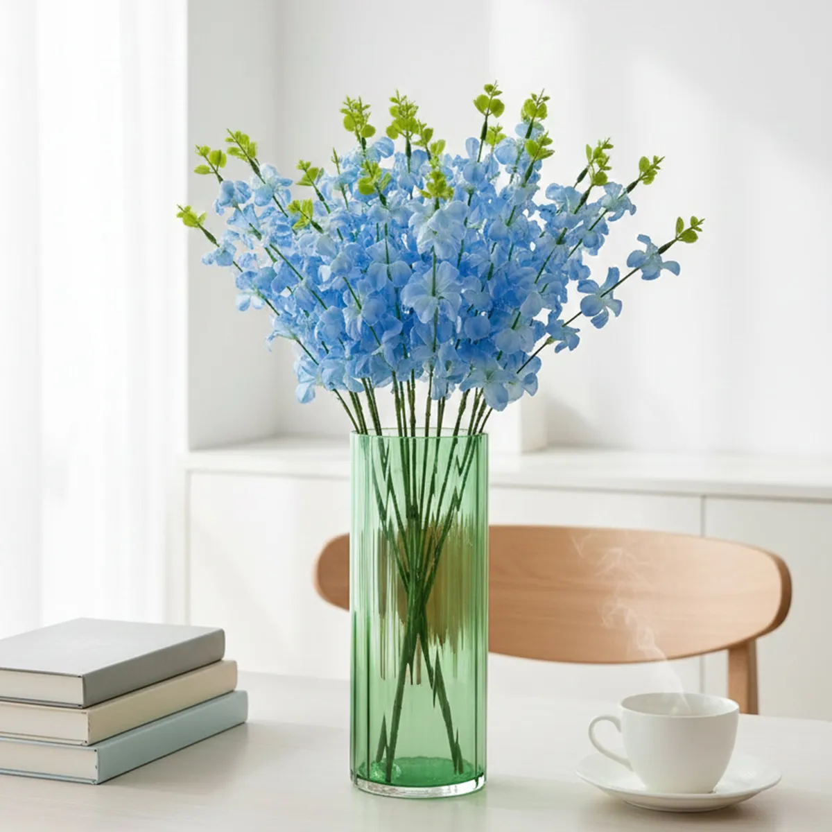 Botanical Cherry Blossom Artificial Flower - Set Of Two media 3