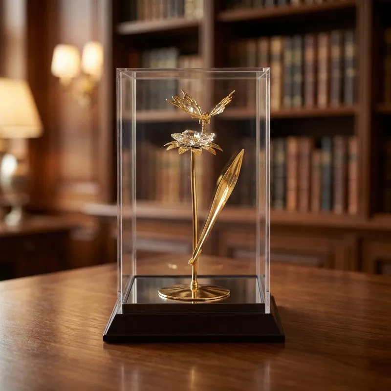 Flora Radiance 24K Gold Plated Mild Steel Showpiece media 1