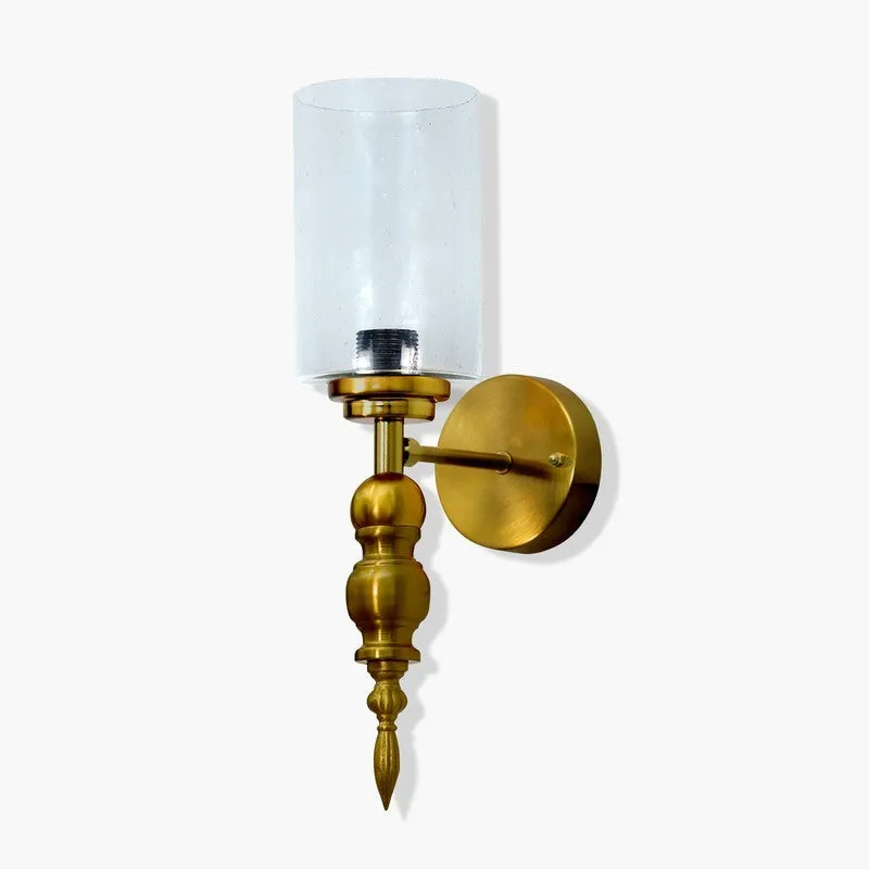 GlowMorph Glass & Metal Wall Lamp - Gold media 5