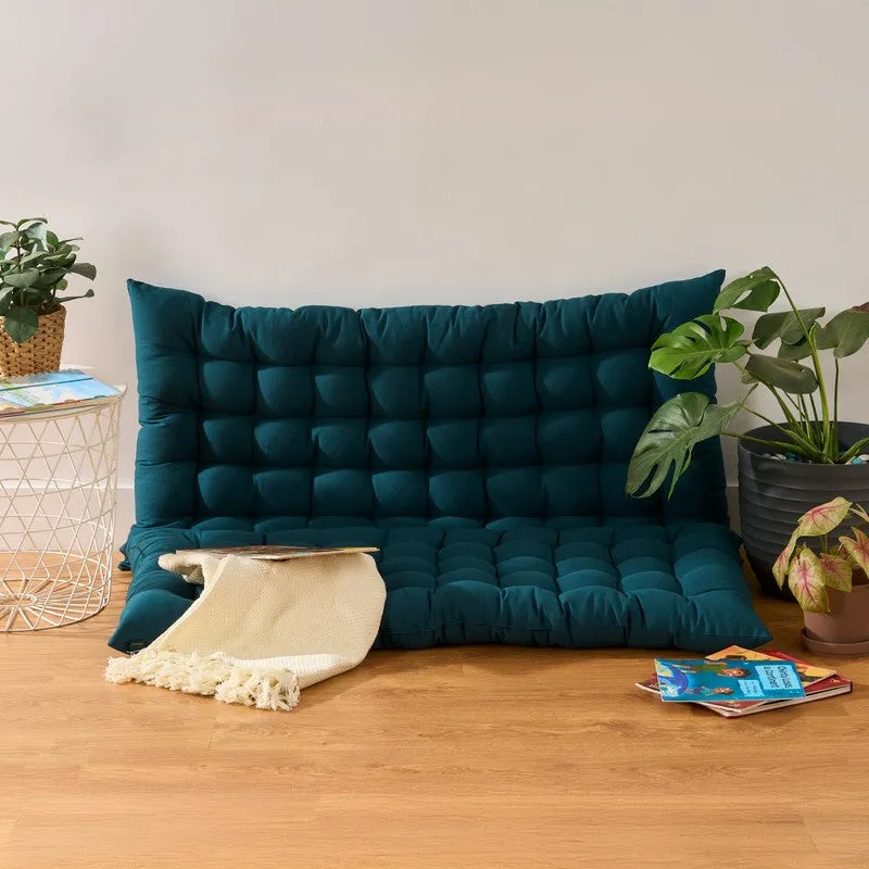 Travis Floor Cushion (Botanical Green) - Set Of Two media 1