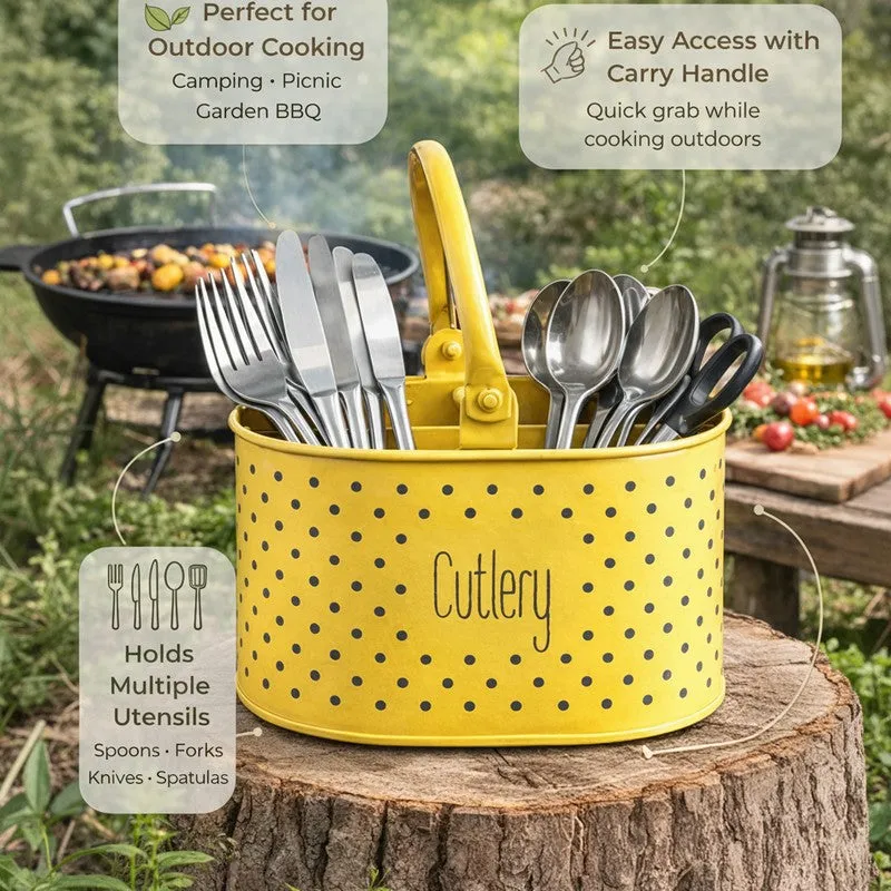 SmartStore Space-Saving Multi-Use Cutlery Stand - Yellow media 6