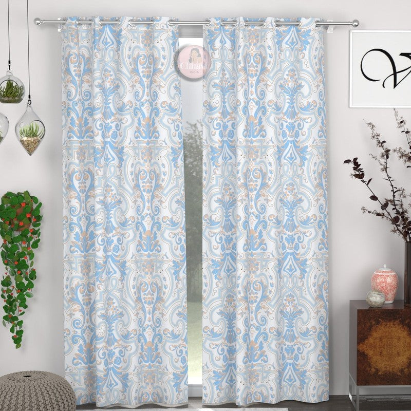 Petal Harmony Drape Curtains - Set of Two