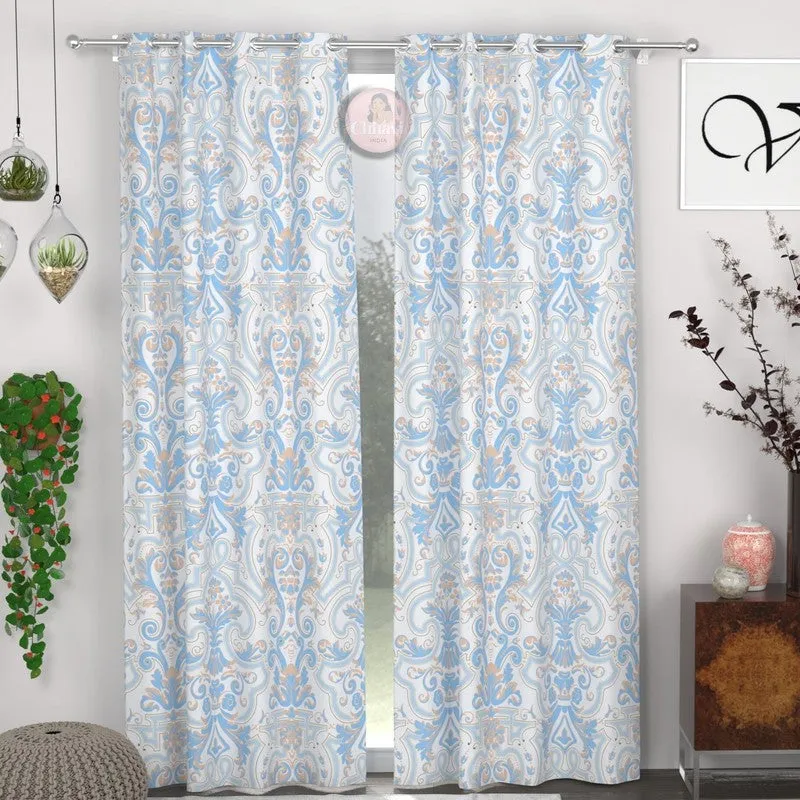 Petal Harmony Drape Curtains - Set of Two media 1