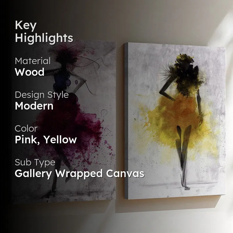 Clara Fem Wall Art - Set of Two media 2