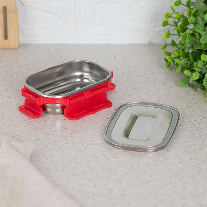 Savory Insulated Steel Lunch Box (Red) - 150 mL media 5