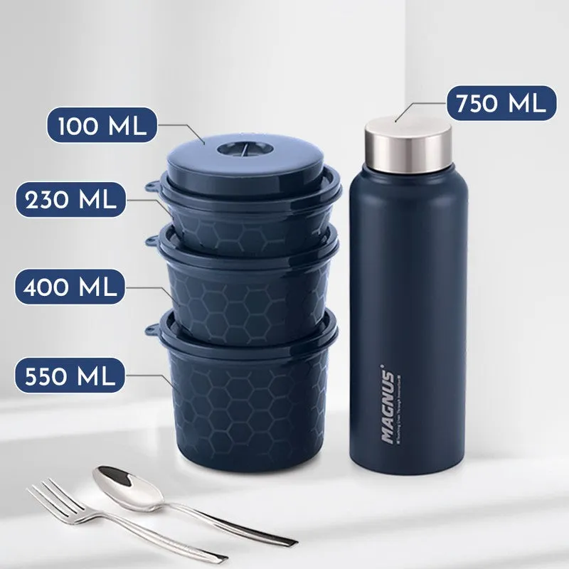 Velora Prime Lunch Box with Lunch Bag - Five Piece Set media 8