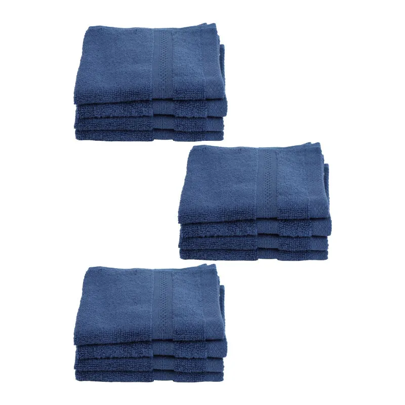 Miorah Face Towel (Blue) - Set Of Twelve media 4