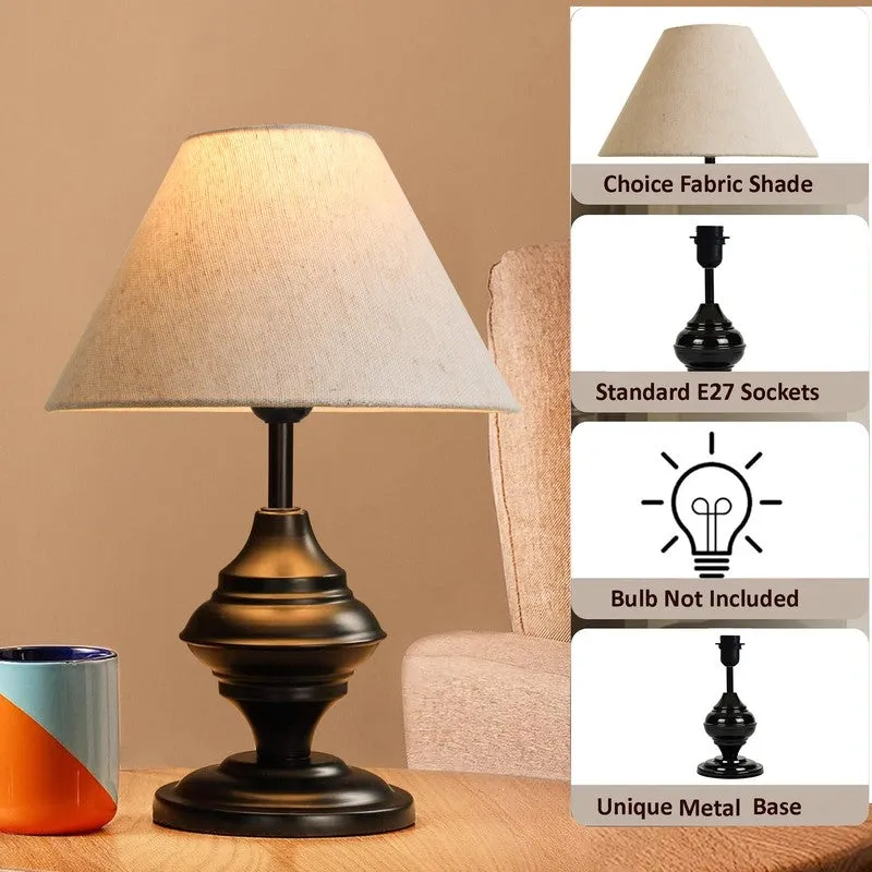 MonoCraft Metal Table Lamp - Beige media 5