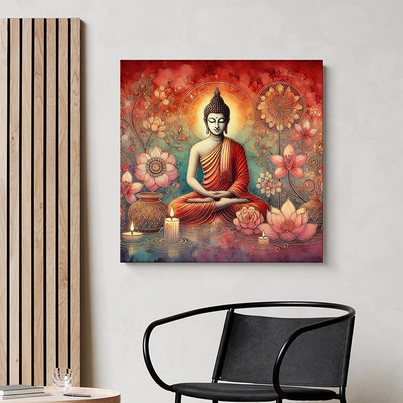 Siddhartha Gautama Wall Painting