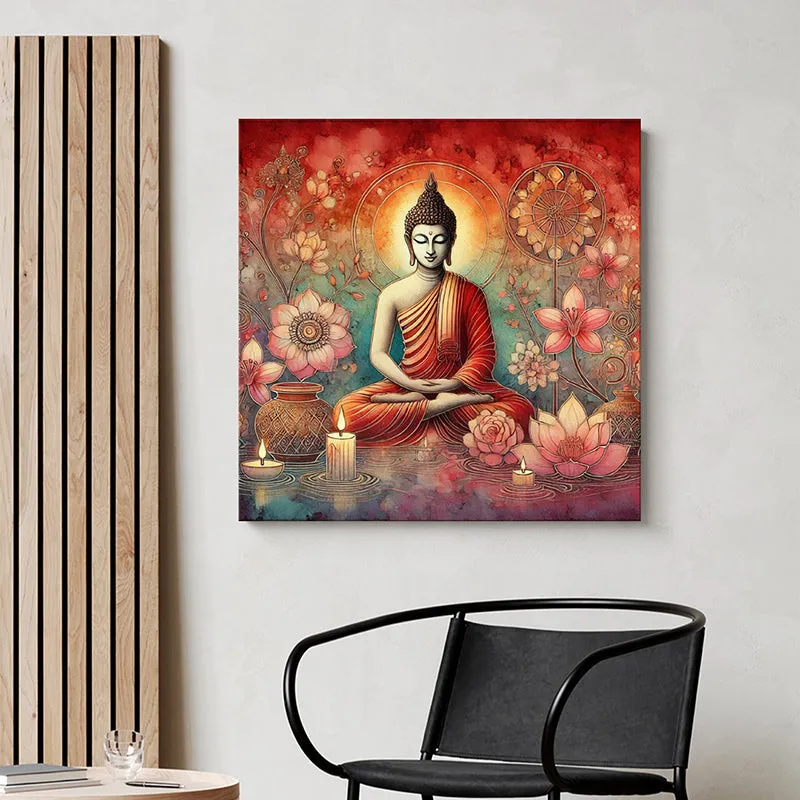 Siddhartha Gautama Wall Painting media 1