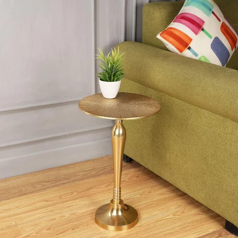 Araban Accent Table - Gold media 1