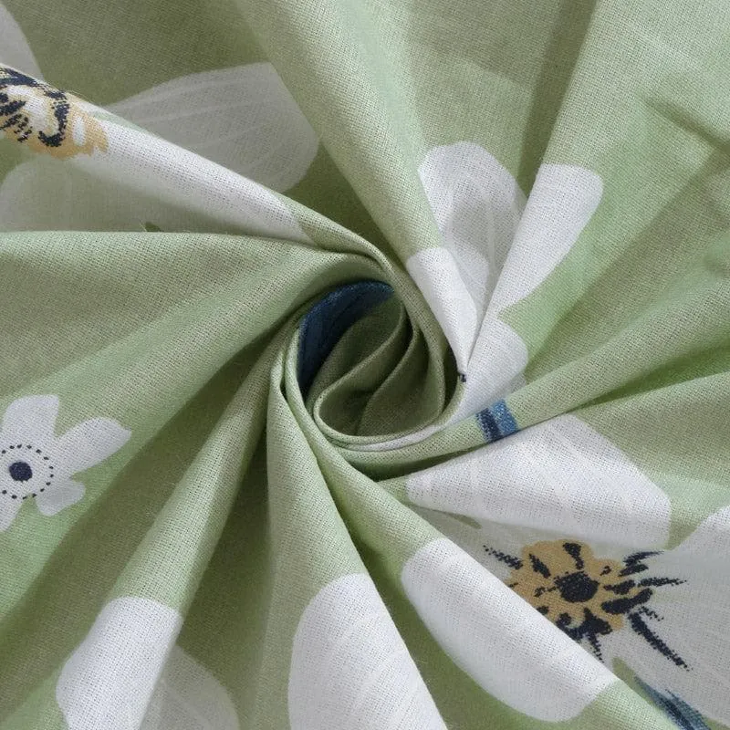 Mitusha Printed Cotton Bedsheet (Green) - 200 TC media 5