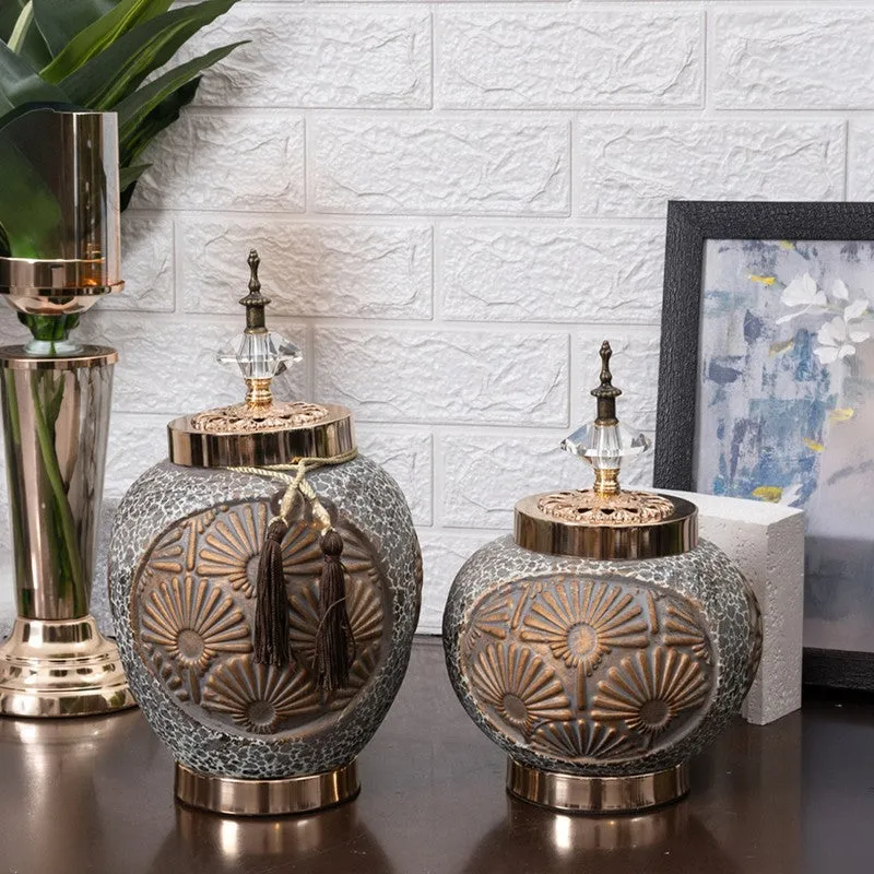Fogstream Ceramic Jar Showpiece - Small media 8
