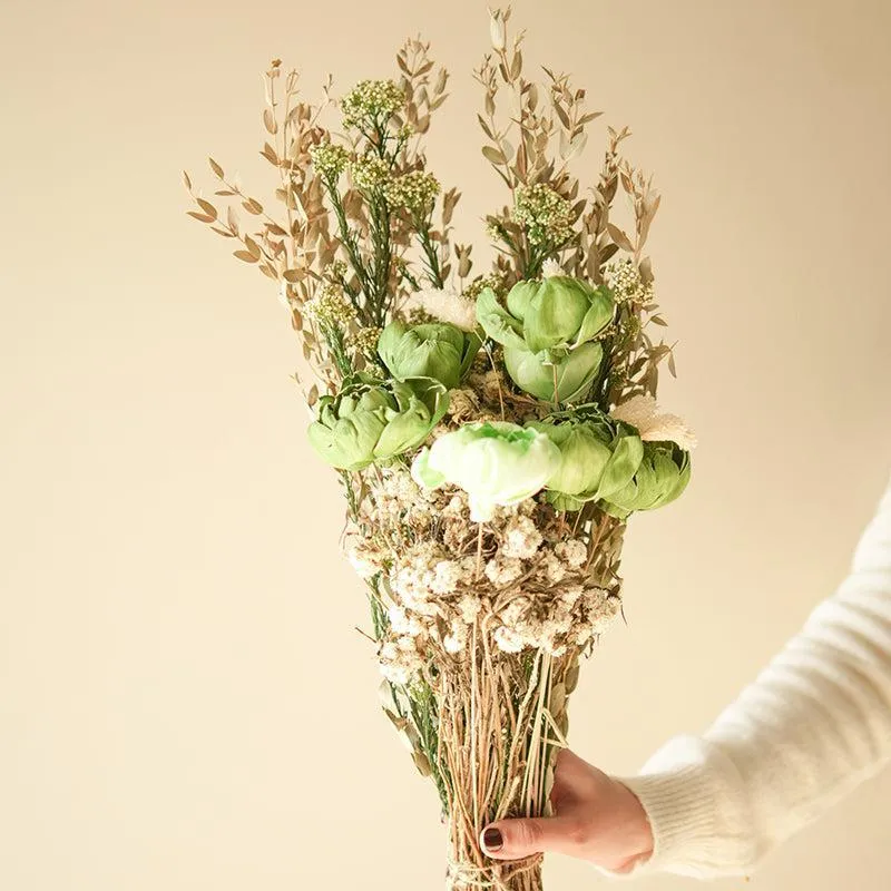 Autumn Greens Dried Flower Bunch media 3