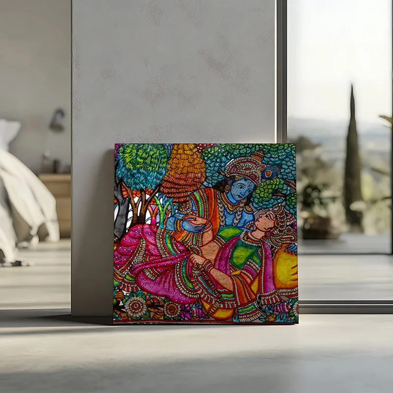 Radha-Krishna Canvas Wall Art media 5