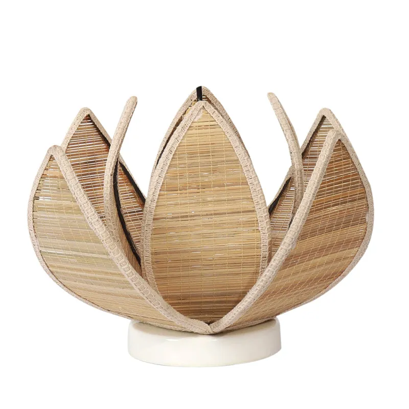 Bralia Bamboo Rose Table Lamp - Beige media 6