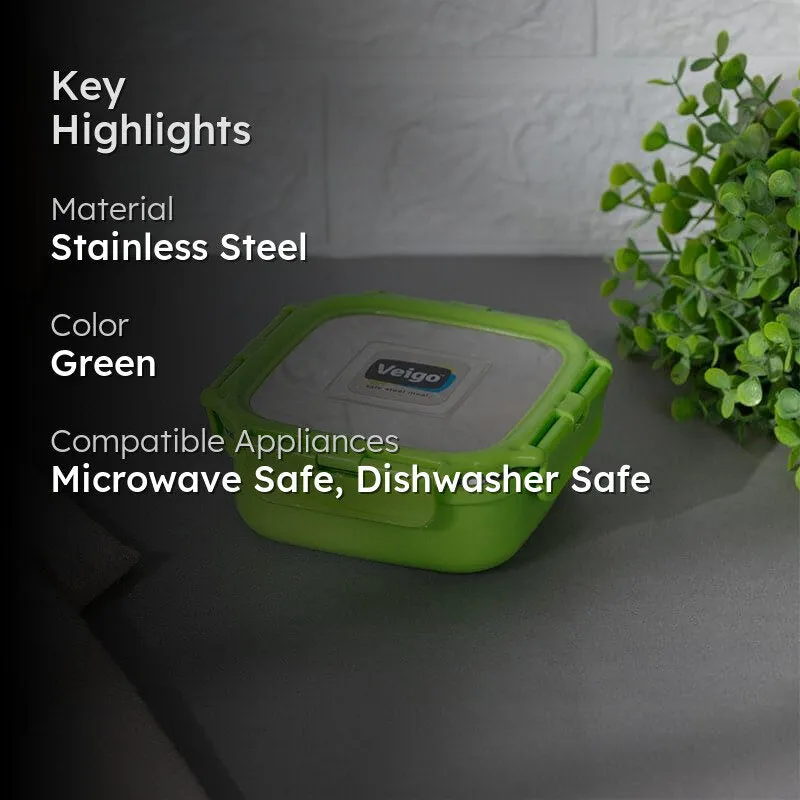 Vault Microwave Safe Lunch Box (Green) - 300 mL media 2