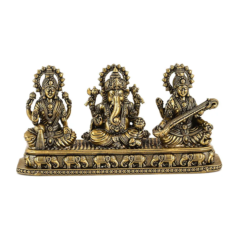 Shubh Labh Vidya Divine Brass Idol media 3