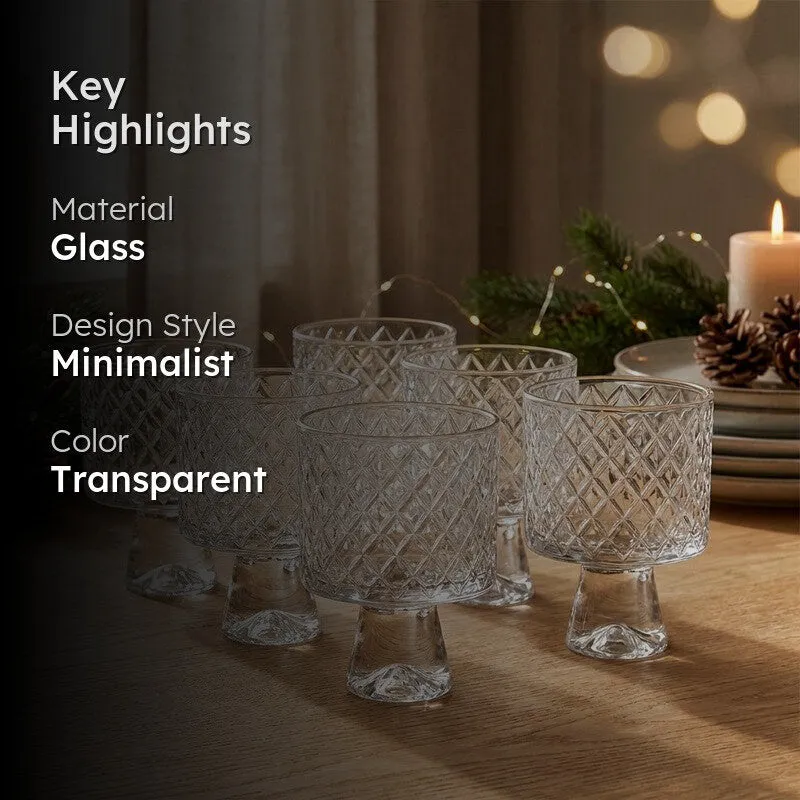 Rioware Crystal Crest Whisky Glass (230 mL Each) - Set Of Six media 2