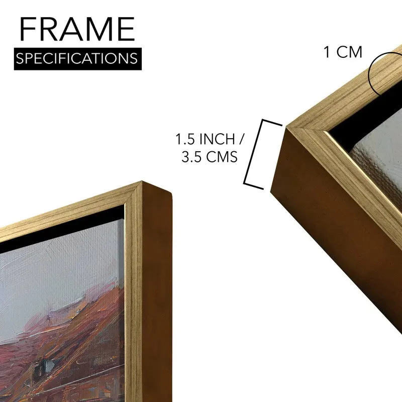Cathedral Canvas Wall Painting With Frame media 8