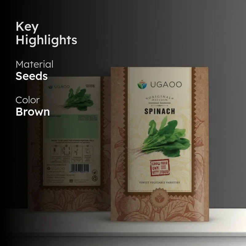 Ugaoo Spinach Green Vegetable Seeds media 2