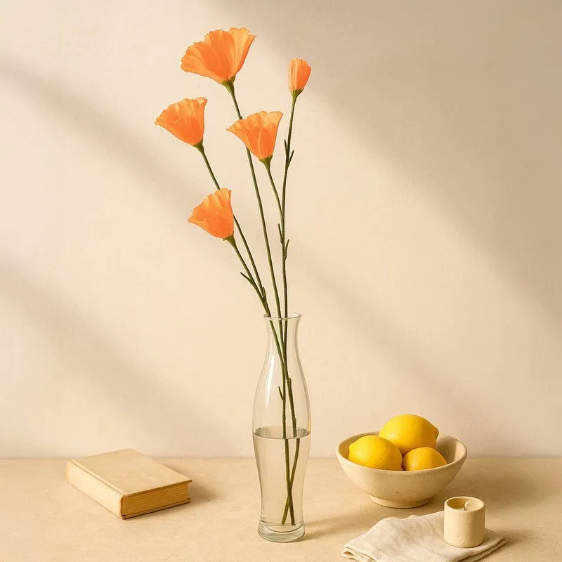 Forever Flora (Orange) Timeless Artificial Bouquet - Set Of Two media 1
